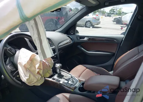 2014 Audi Q5 2.0T Premium from USA, damaged, VIN WA1LFAFP0EA070955